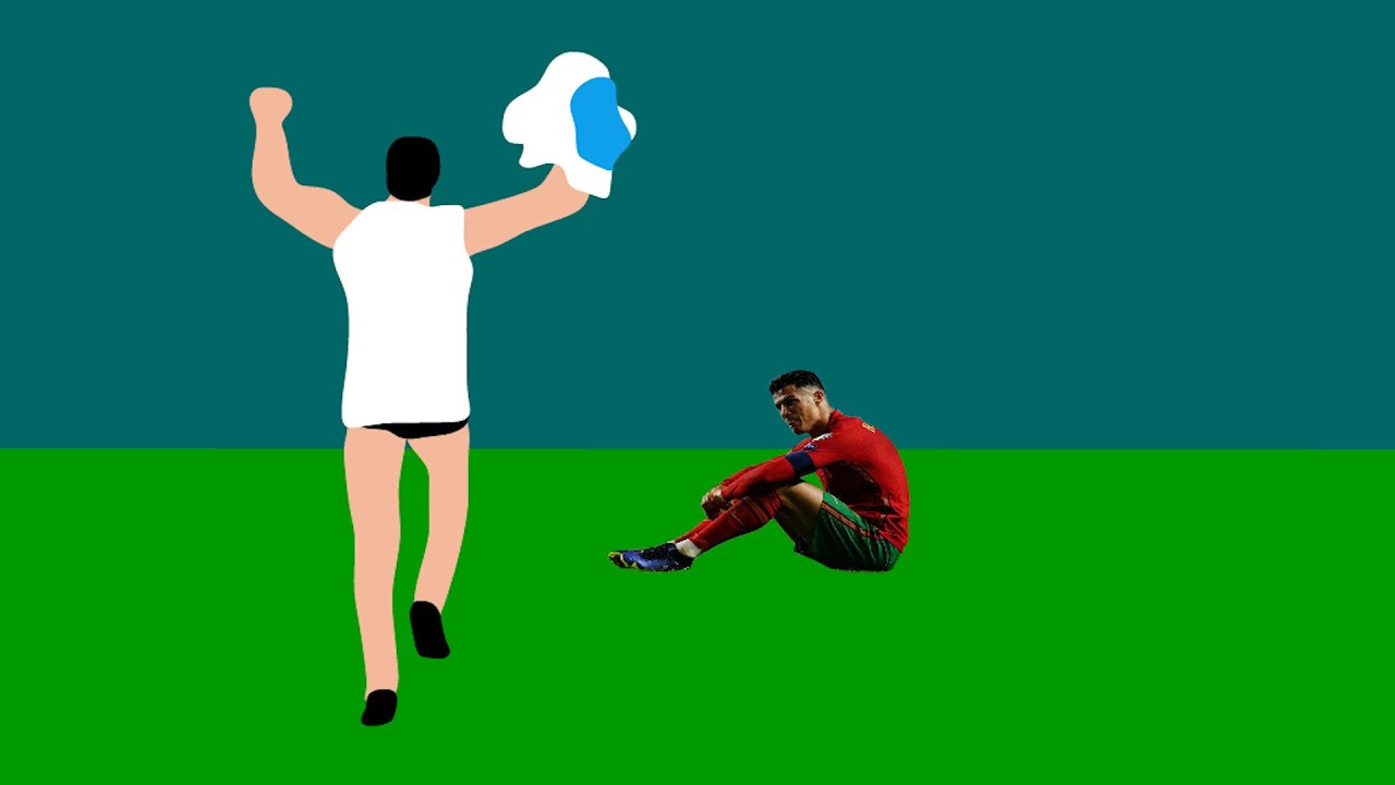 RONALDO's Sadness vs MITROVIC's Funny Celebration after Portugal's 2-1 loss to Serbia