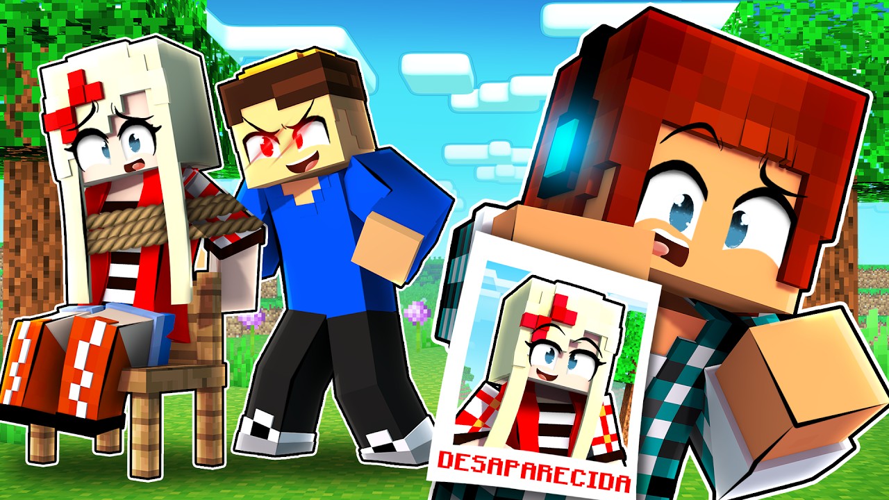🚨 A LYDIA ESTÁ DESAPARECIDA!!! UM YOUTUBER DE MINECRAFT PRENDEU ELA  😰