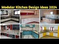 Modular Kitchen Interior Design With Modern Cabinet | Kitchen Design | Kitchen Cabinet Design | 2024