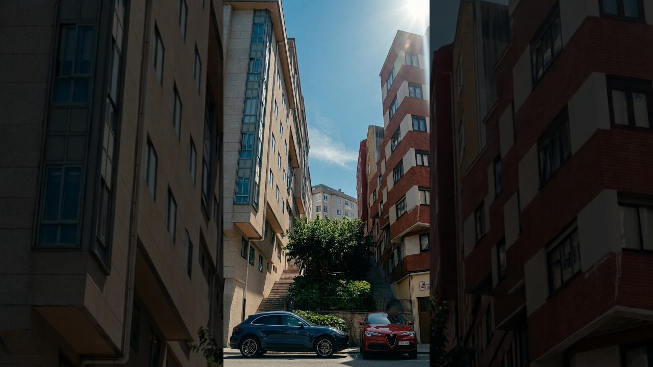 Paseo por la Calle Santa Cecilia, Monte Alto (A Coruña) 📸 #MonteAlto #ACoruña #Shorts