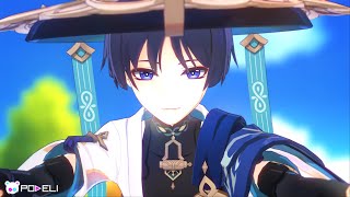 Rise and shine, sleepyhead...【 Genshin Impact Animation || HBD Wanderer 】