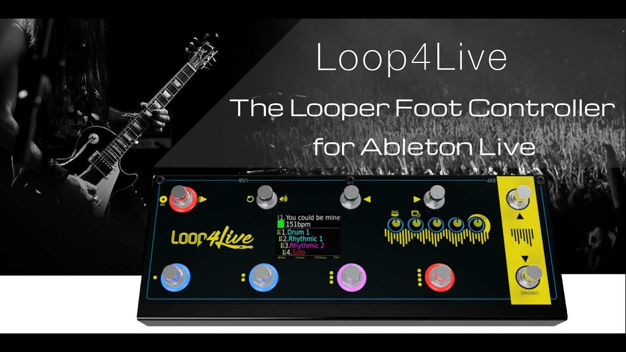 Loop4Live Looper Foot Controller for Ableton Live