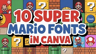 10 Super Mario Fonts in Canva (Must-Try!)