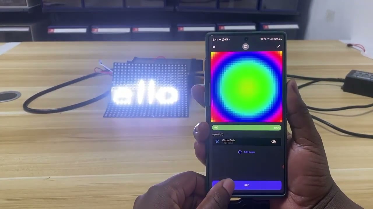 How to use SP801E controller on pixel led panel and support madrix by wifi wireless #sp801e #sp801