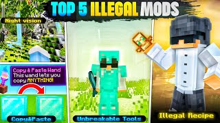 Top 5 Most ILLEGAL MODS For Minecraft PE 1.21+⚠️ | ILLEGAL MODS... screenshot 5