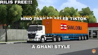 RELEASE!!! NEWEST HINO A GHANI STYLE MOD|||BUSSID!!! FREE|||DETAILS