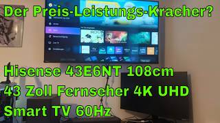 A Budget-Friendly Powerhouse? Hisense 43E6NT 43-inch 4K UHD Smart TV 60Hz