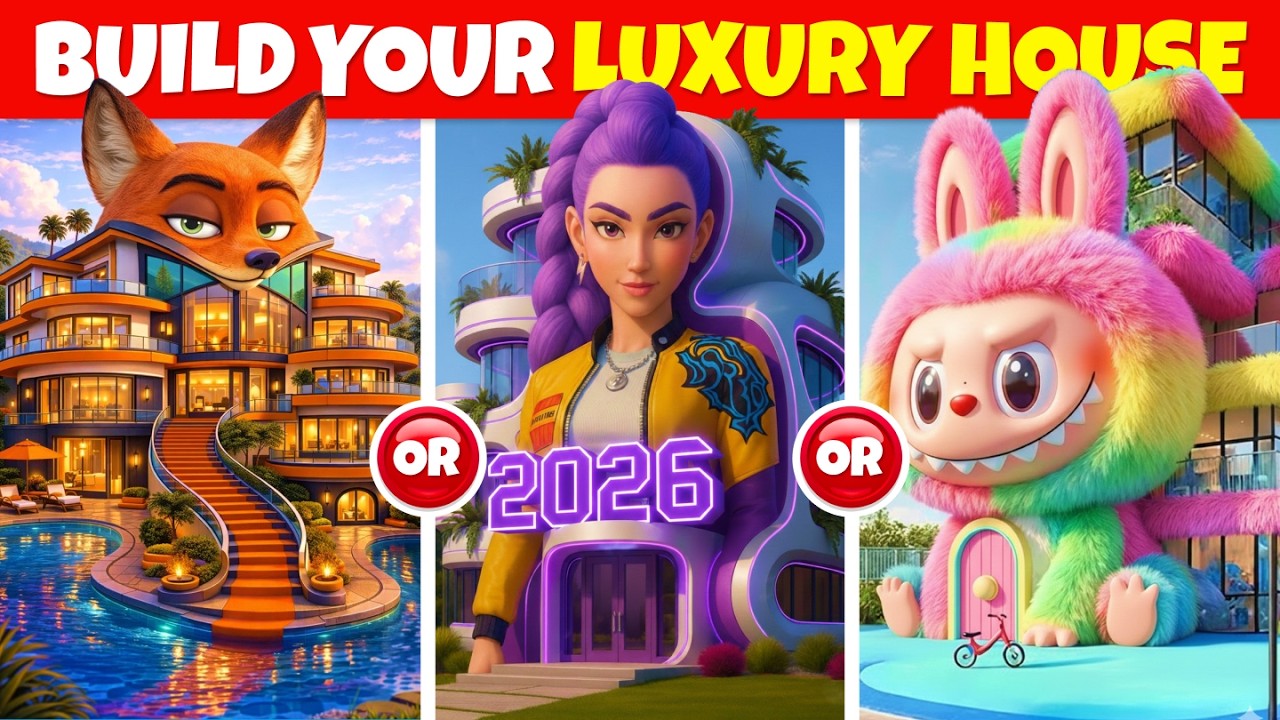Would You Rather - Build Your SUPER Luxury 2026 Dream House 🏰🌌🔥💠 - YouTube