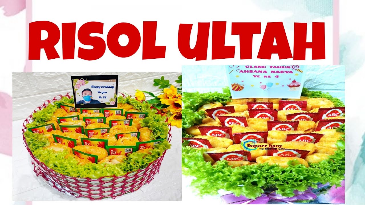 Risol biasa jadi istimewa /cara menghias risol #risoles #kueulangtahun ...