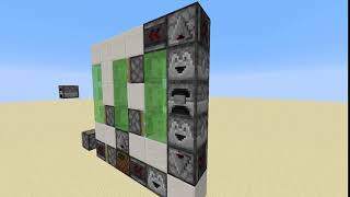 Smallest 5x5 Super-Nonseamless Piston Door (72 Blocks)