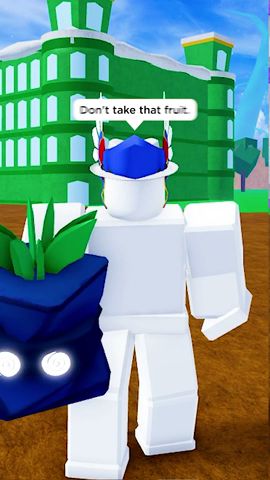 DON'T PICK UP THAT FRUIT AND GET ONE MILLION ROBUX IN BLOX FRUITS! 🔨 #shorts