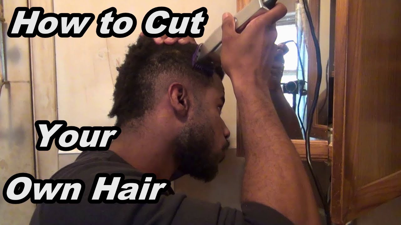 how to cut your own hair with clippers black male