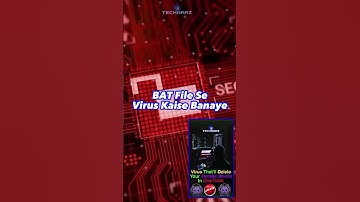 Part 1 Bat File Se Virus Kaise Banaye #9xzfree #hacker