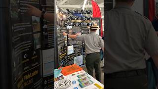 Park ranger pointing #parkranger #countyfair #usace