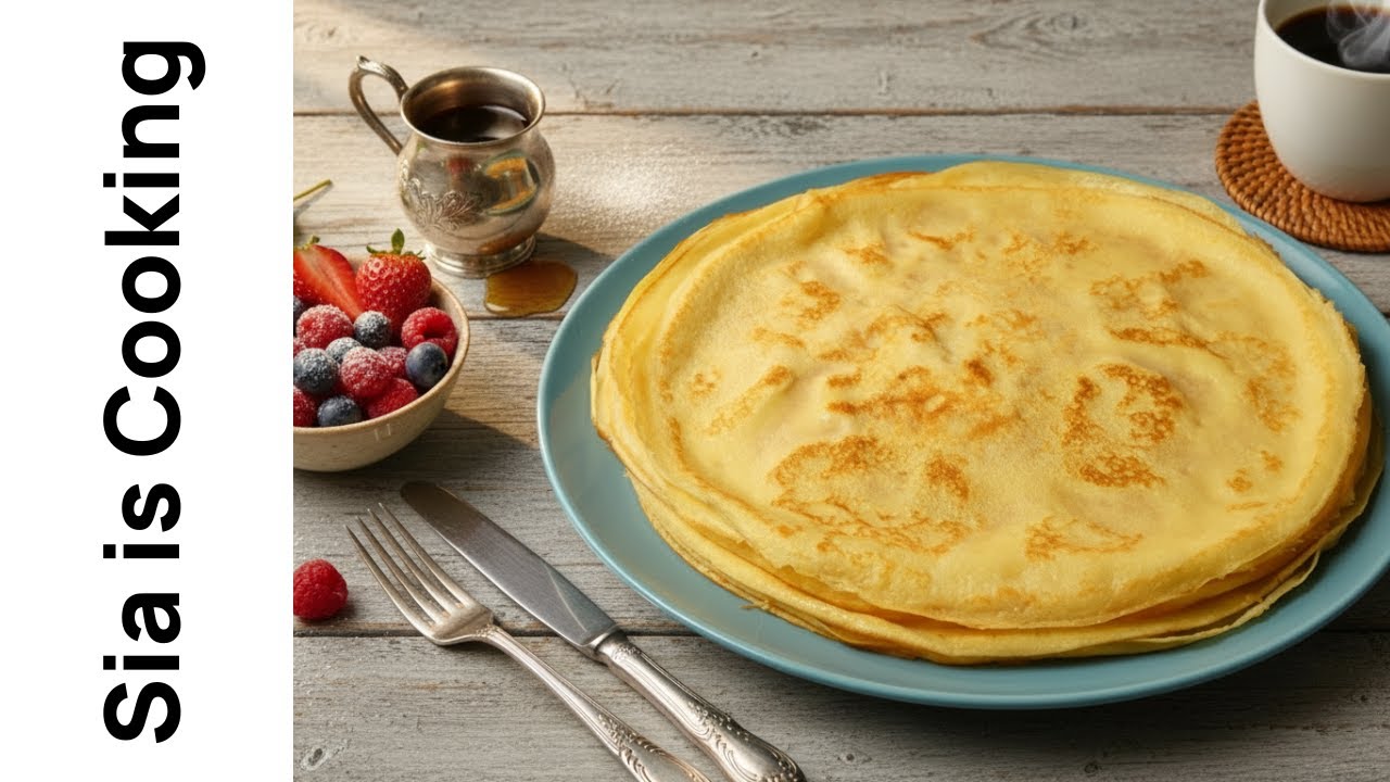 Κρέπες: Η βασική συνταγή που πετυχαίνει πάντα | Sia is Cooking