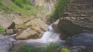 Mucug waterfall near Laza village in Azerbaijan