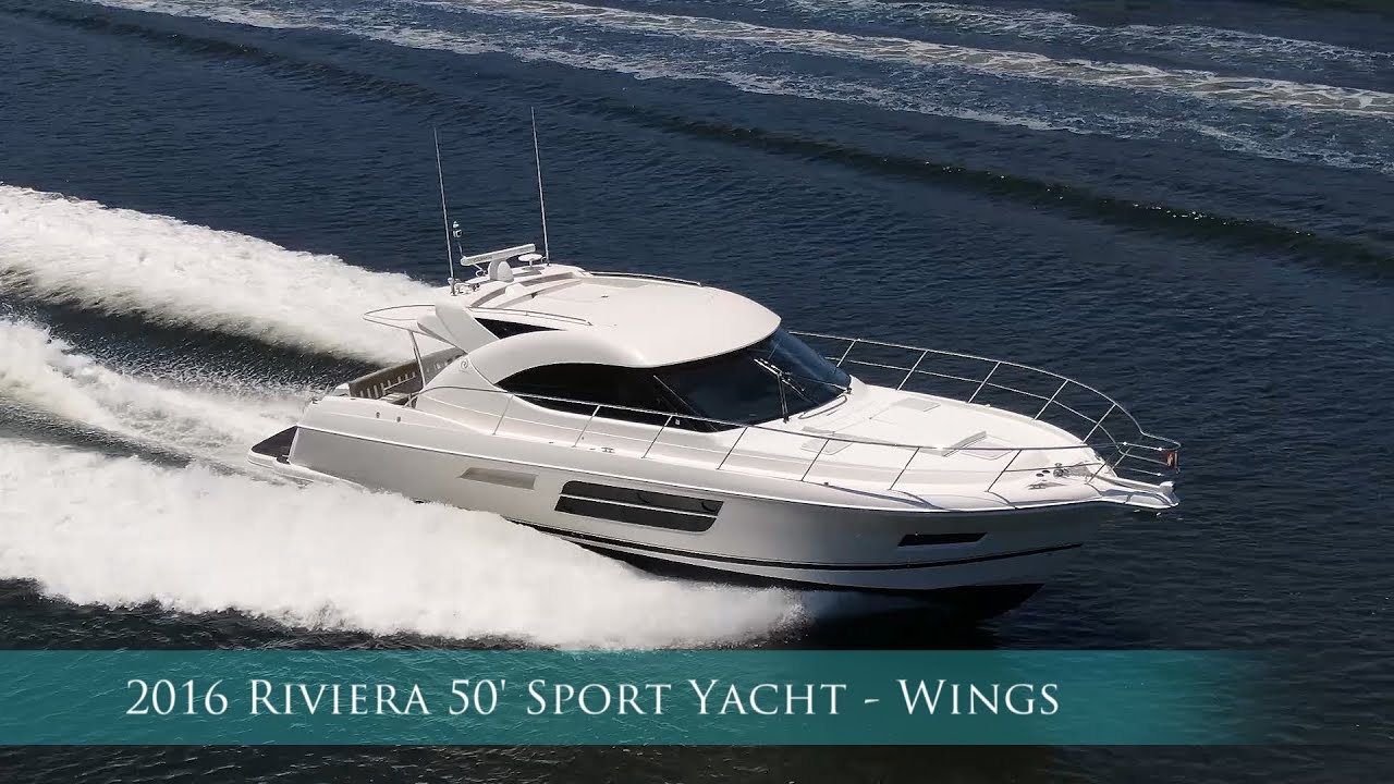 2016 Riviera 50' Sport Yacht - Wings For Sale with HMY Yachts