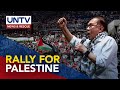 PM Ibrahim, 16,000 tao, nag-rally sa Malaysia bilang suporta sa Palestinians