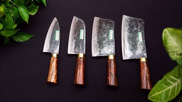 DAO PHÚC SEN, Bộ Dao CB54 chặt cực êm , thái cực thích_ Hàng Chuẩn Của HTX Dao Phúc Sen