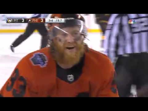Jakub Voracek's Game Tying Goal! - Philadelphia Flyers vs Pittsburgh Penguins (2/23/19)