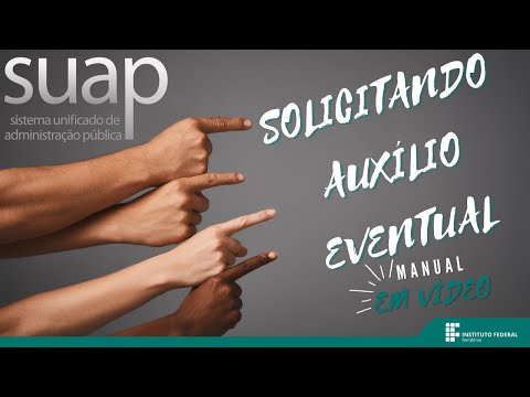 SUAP - Solicitação de AUXÍLIO EVENTUAL