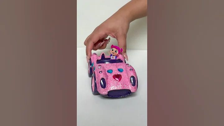 Formula JILL! 🏎️ Little Angel Sparkle Toy Car Craft Race #shorts #diy