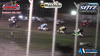 River Cities Speedway NOSA Sprint Car A-Main (9/10/21)