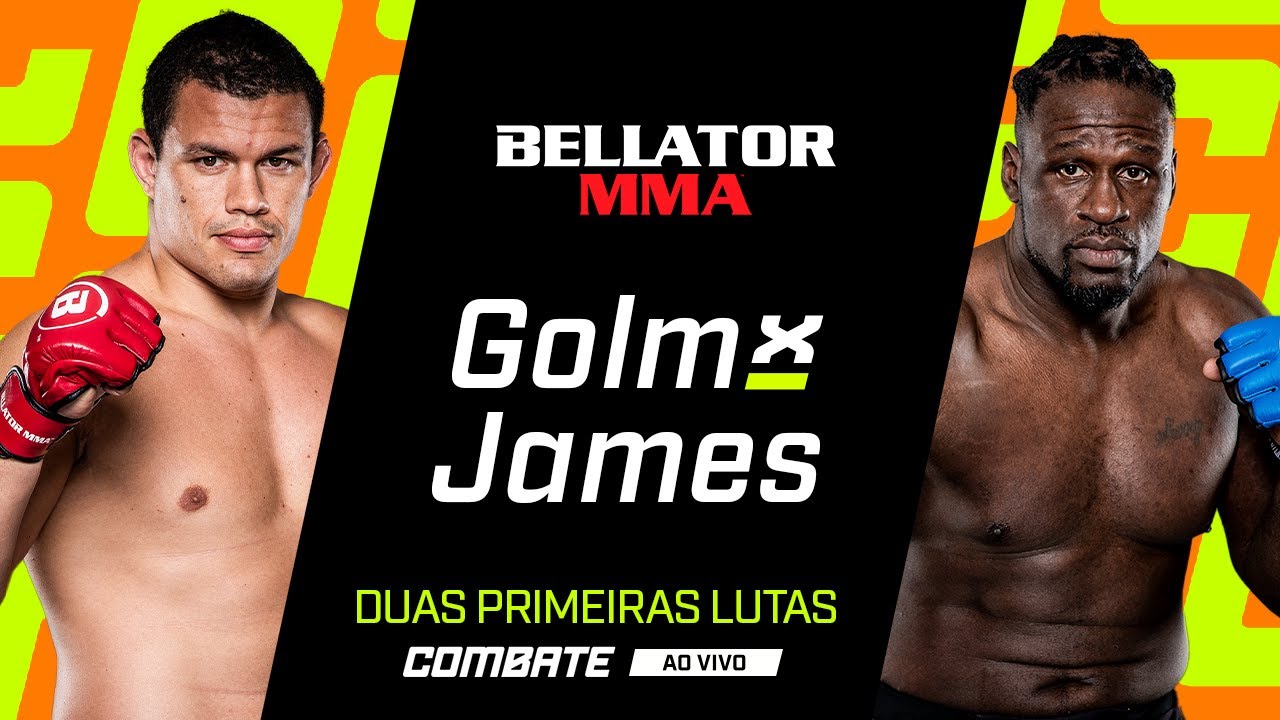 AO VIVO | BELLATOR 293: GOLM X JAMES | DUAS PRIMEIRAS LUTAS | combate.globo