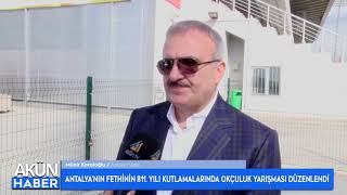 Antalyanin Fethi̇ Kutlamalarinda Antalya Vali̇si̇ Müni̇r Karaloğlu