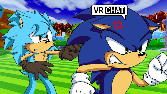 VR chat speedy blue sonics family 