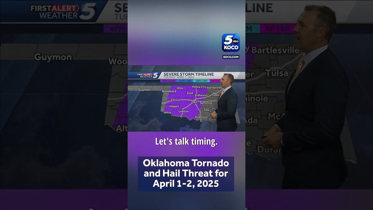 TIMELINE: Severe storms with risk of large hail and tornadoes move in Tuesday night