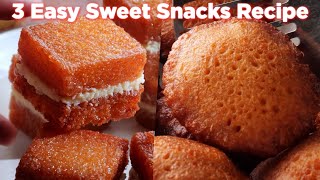 3 easy sweet snacks recipe anyone can make