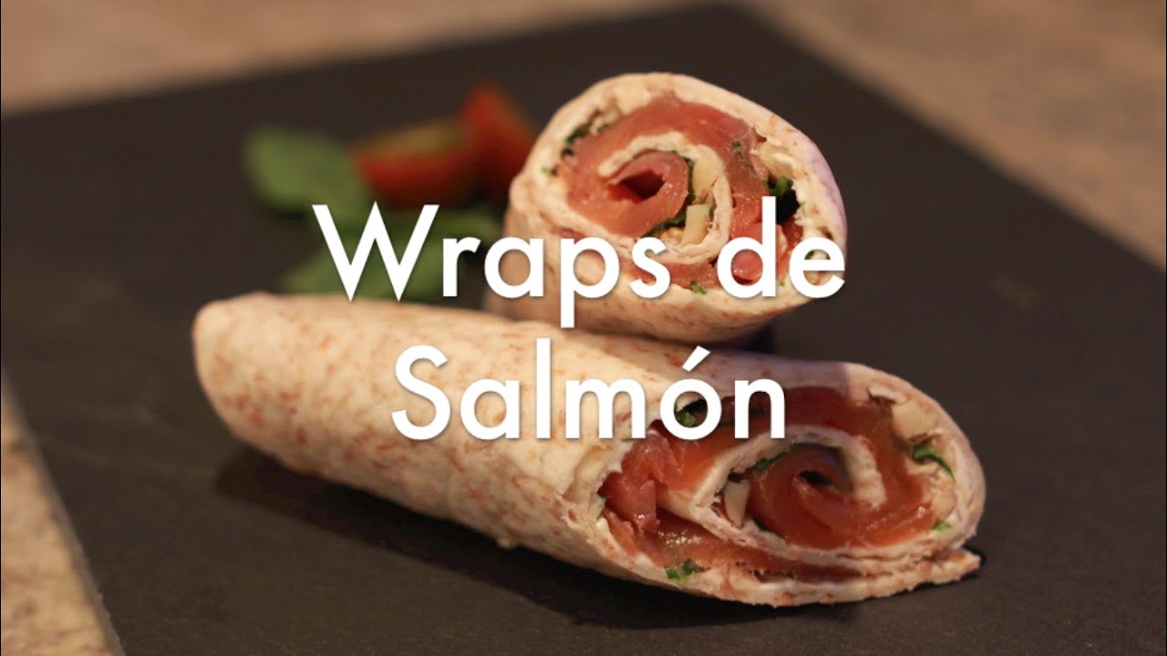 Wraps de Salmón súper rápidos - Aperitivos Fáciles para Fiestas ✅