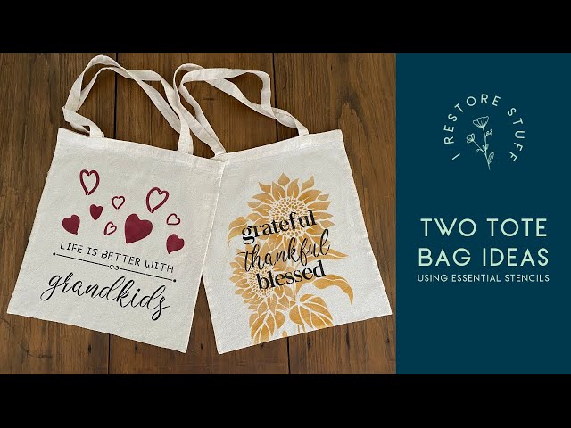 Monogrammed Tote Bag Gift - Creative Ramblings