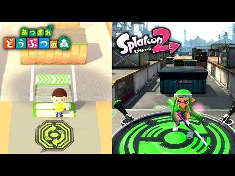 I recreated a Splatoon 2 stage in Animal Crossing: New