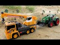 The story of a tractor having trouble being rescued by a crane | BIBO STUDIO
