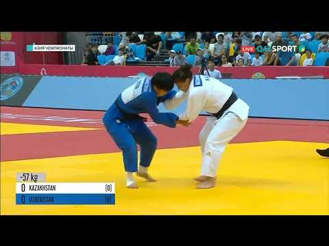 видео: Дзюдо. Чемпионат Азии. Командные соревнования. Казахстан - Узбекистан