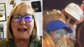 Donna Kelce REACTS to Taylor Swift & Travis KISSING at Coachella