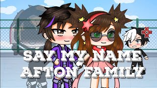 Say my name l Afton family l Clara and William l Luna Universe l Gacha Life