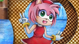 Amy Rose (Sketch vs Final)