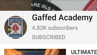 Gaffers New Channel. Card Mat Tutorials.