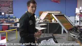 How to Screen Print - 4 Color Process - Detailed instruction - Screen Printing 101 DVD pt 33