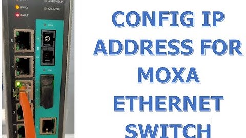 Dectect IP Moxa Ethernet Switch