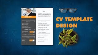 CV/Resume Template Design Tutorial Adobe Illustrator