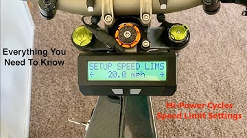 Unlimiting Cycle Analyst Power/Speed Settings
