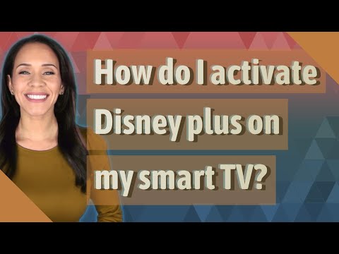 How do I activate Disney plus on my smart TV?