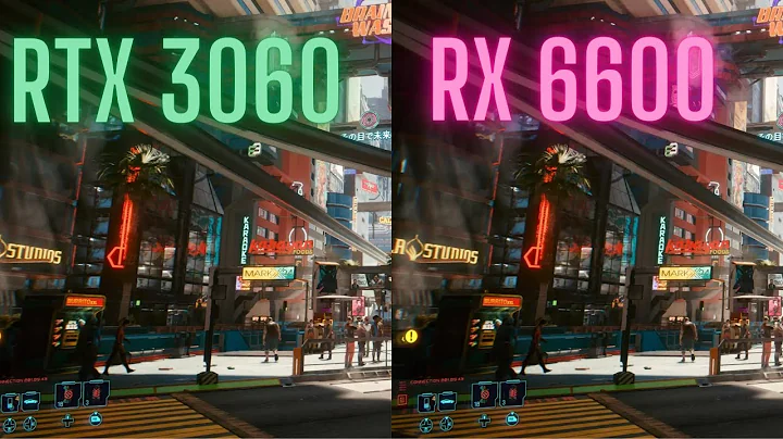 물리적 비교! GeForce RTX 3060 vs Radeon RX 6600