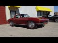 1967 Chevrolet Corvette Coupe in Marlboro Maroon & Engine Sound on My Car Story with Lou Costabile