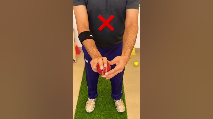 How to grip the ball for fast bowling? Correct Grip for Fast Bowling #shorts