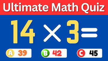 The 50 Ultimate Math Quiz Questions | Easy, Medium & Hard (Maths Challenges)